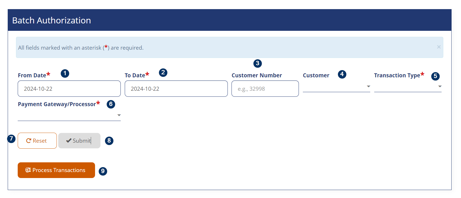 Batch Authorization
