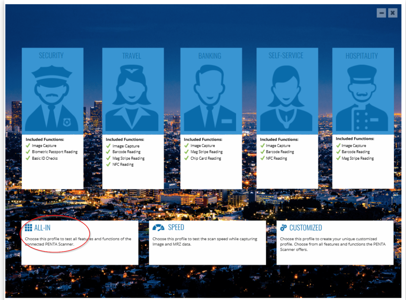 Profile Selection