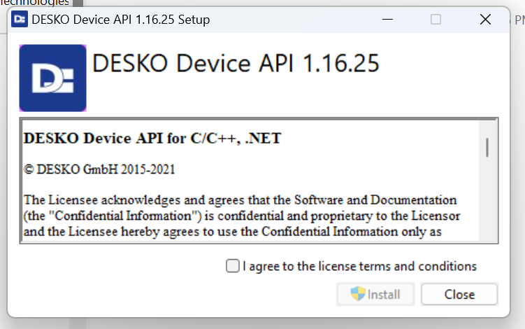 Install Desko