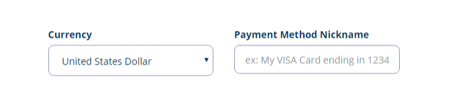 Add Payment Method