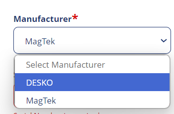 Manufacturer