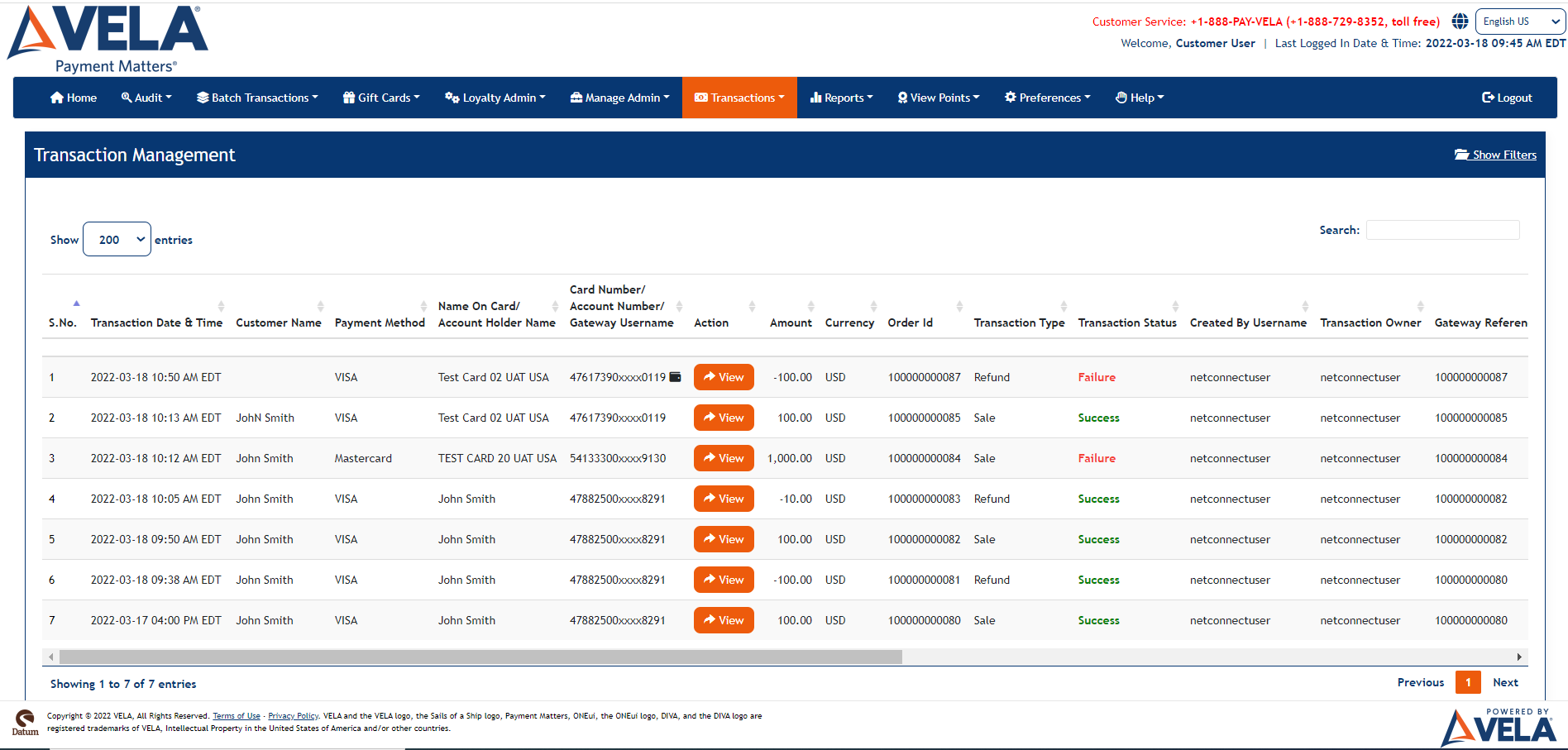 Transaction Management