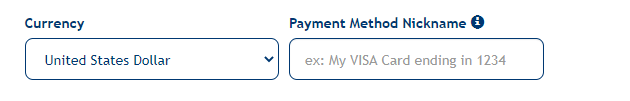 Add Payment Method